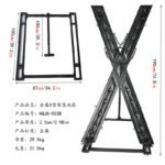 Black Bondage X-Frame with Adjustable Restraints - Image 7