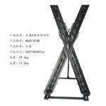 Black Bondage X-Frame with Adjustable Restraints - Image 6