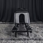 Black Bondage Restraint Table with Adjustable Straps - Image 7