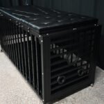 Black Restraint Cage with Cushioned Base - Image 14