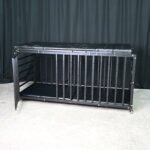 Black Restraint Cage with Cushioned Base - Image 10