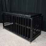 Black Restraint Cage with Cushioned Base - Image 6
