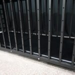 Black Restraint Cage with Cushioned Base - Image 4