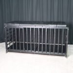Black Restraint Cage with Cushioned Base - Image 2