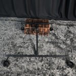 Black Adjustable Restraint Cross with Cuffs - Image 5