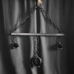 Black Adjustable Restraint Bar with Cuffs - Image 8