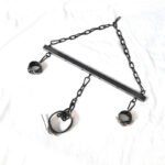 Black Adjustable Restraint Bar with Cuffs - Image 4