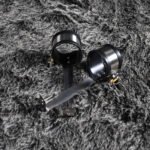 Black Metal Restraint Cuffs with Adjustable Bar - Image 12