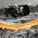 Black Metal Restraint Cuffs with Adjustable Bar - Image 6